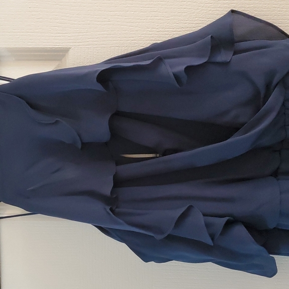 Haute Hippie blue silk dress - Picture 2 of 5